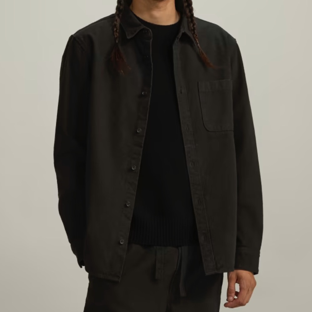 Everlane Canvas Organic Cotton Overshirt (XL)